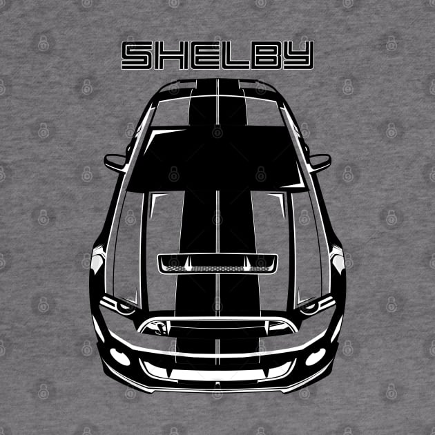 Ford Mustang Shelby GT500 S197 2013-2014 - Black Stripes by V8social